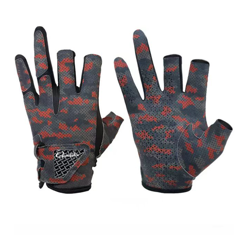 Cycling Glove Padded - がまかつ釣り手袋滑り止め夏通気性フライフィッシング手袋釣りサイクリングスポーツ手袋釣りアパレル