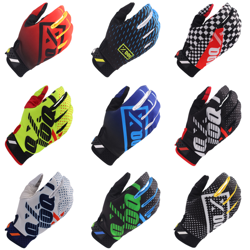 Cycling Glove Padded - IOQX チームオートバイ男性用女性用 MTB/ロード自転車 BMX ATV XC