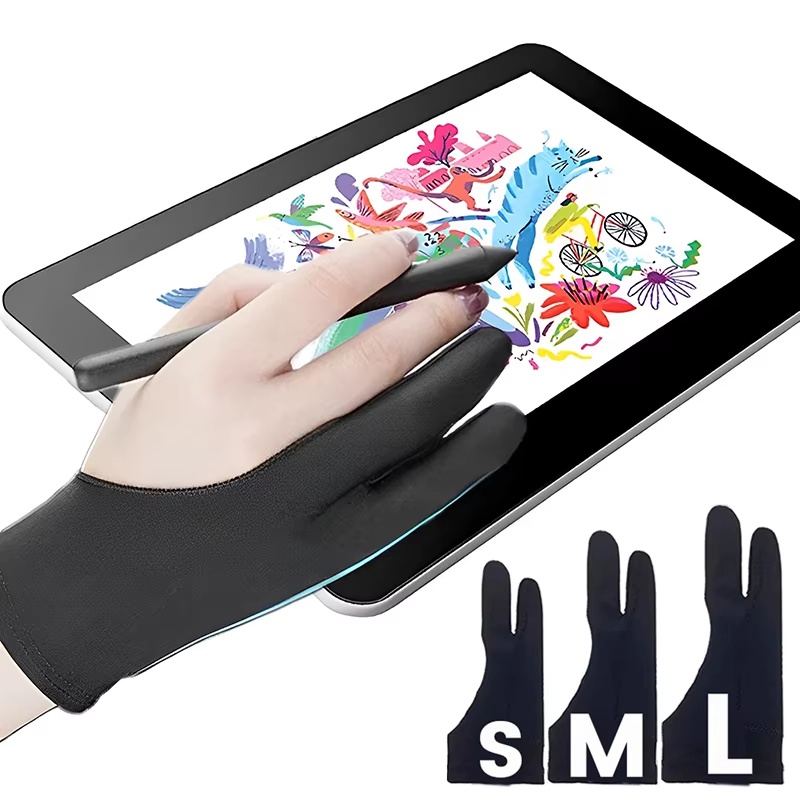 Touchscreen Glove Capacitive - 描画グローブ防汚タッチグローブ Apple IPad 静電容量式タブレットスクリーンアーティストハンドグラフィックタブレット油絵用品