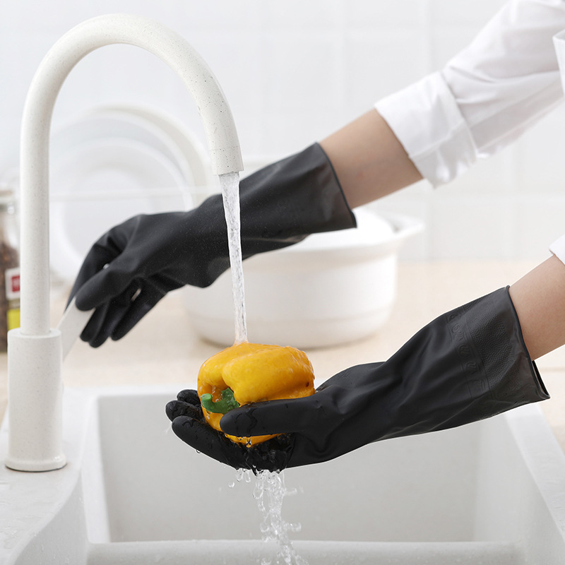 家庭や庭の掃除用の使い捨て手袋,食器洗い機,家庭用の黒いゴム - Dish Glove Rubber のレビューと価格