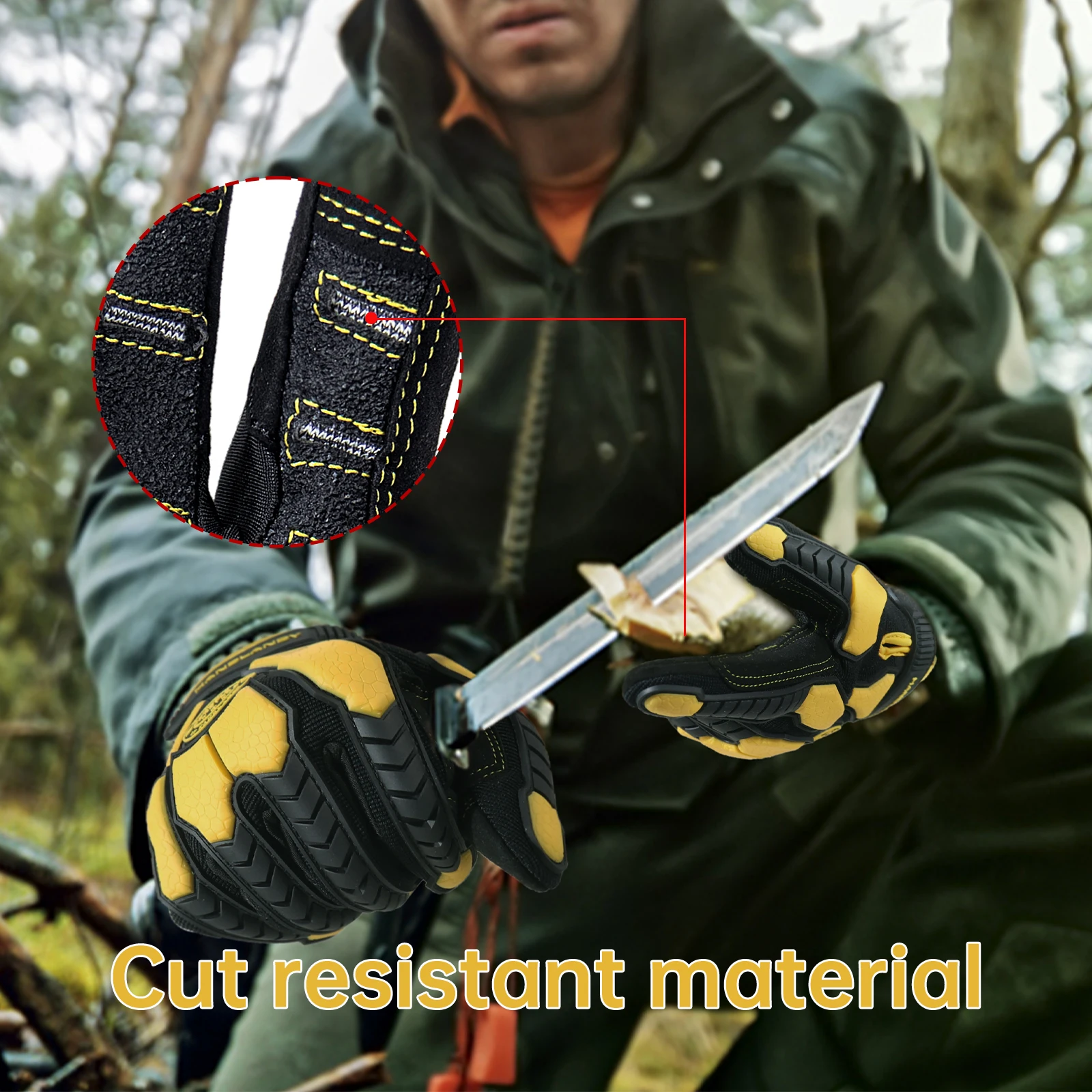 ヘビーデューティー作業用手袋、耐切創6級安全衝撃保護作業用手 - Work Glove Impact のレビューと価格