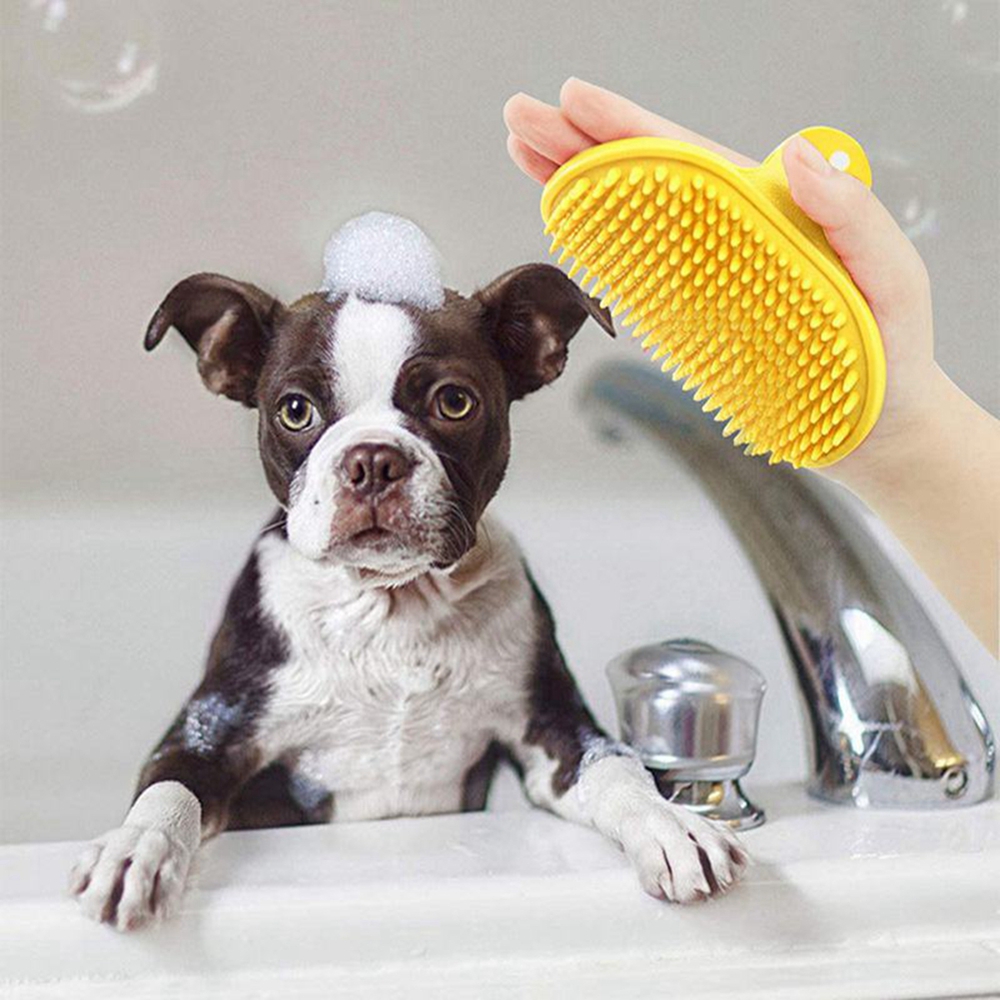 ペットクリーニングブラシ犬猫バスソフトゴムシリコーンマッサー - Rubber Glove Cleaning のレビューと価格