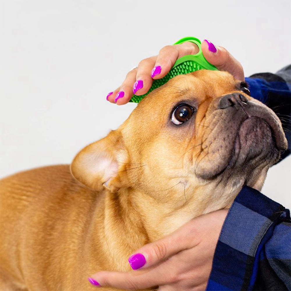 ペットクリーニングブラシ犬猫バスソフトゴムシリコーンマッサー - Rubber Glove Cleaning のレビューと価格