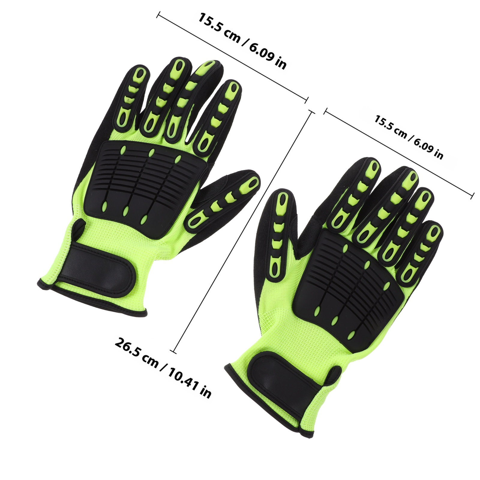 1組の頑丈なガーデニンググローブ、耐切創性、滑り止め、耐衝撃 - Work Glove Impact のレビューと価格