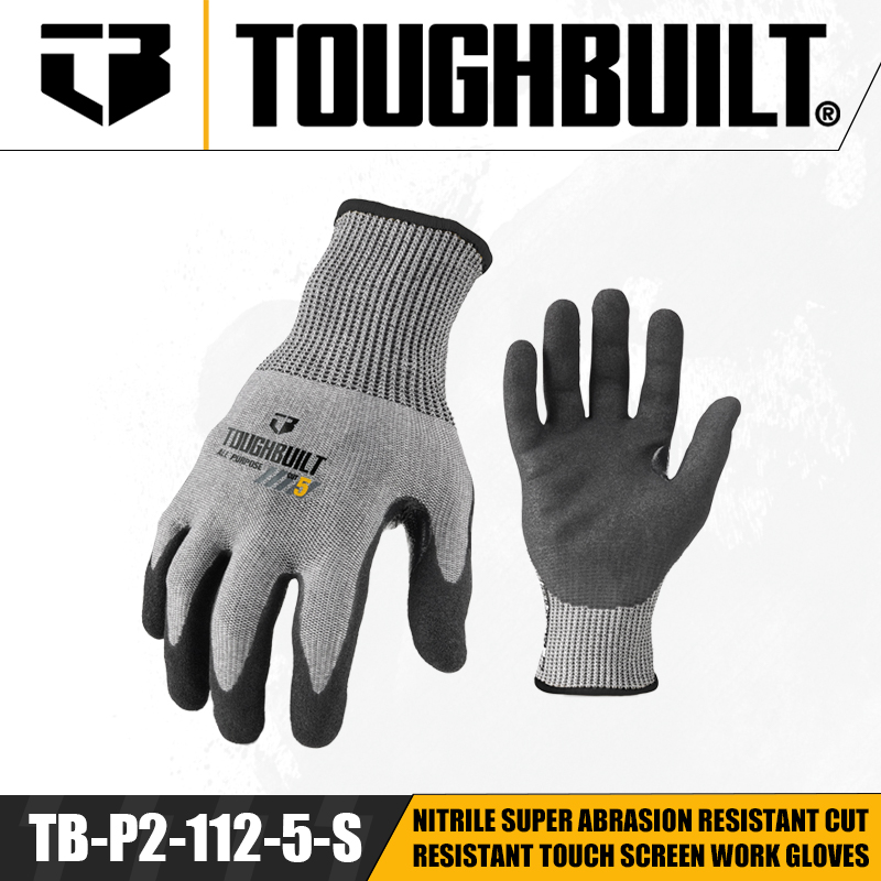 TOUGHBUILT TB-P2-112-5-L/S/M ニ - Nitrile Mechanic Glove のレビューと価格