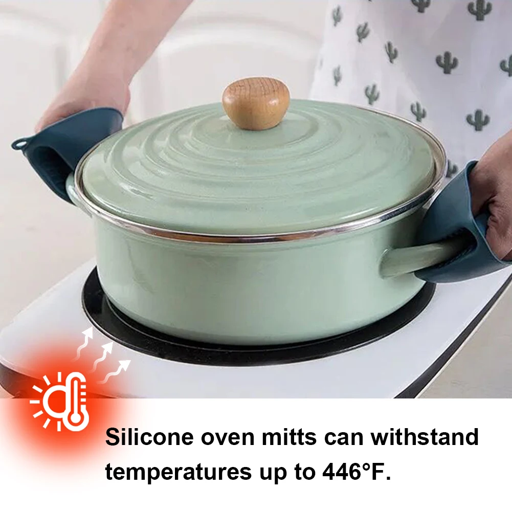 シリコン製オーブンミット、耐熱ピンチポットホルダー、滑り止め - Oven Mitt Silicone のレビューと価格