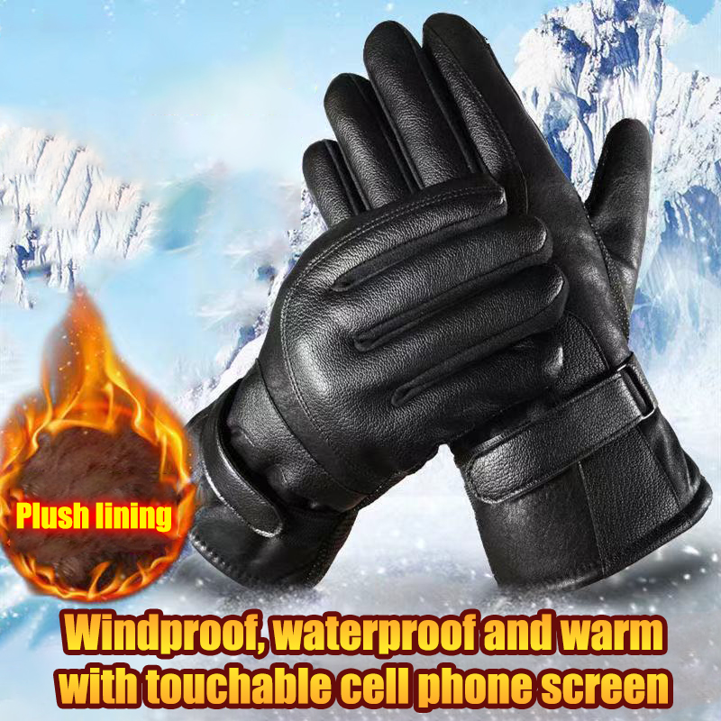 冬男性女性手袋タッチコールド防水男性アウトドアスポーツ暖かい - Ski Glove Waterproof のレビューと価格