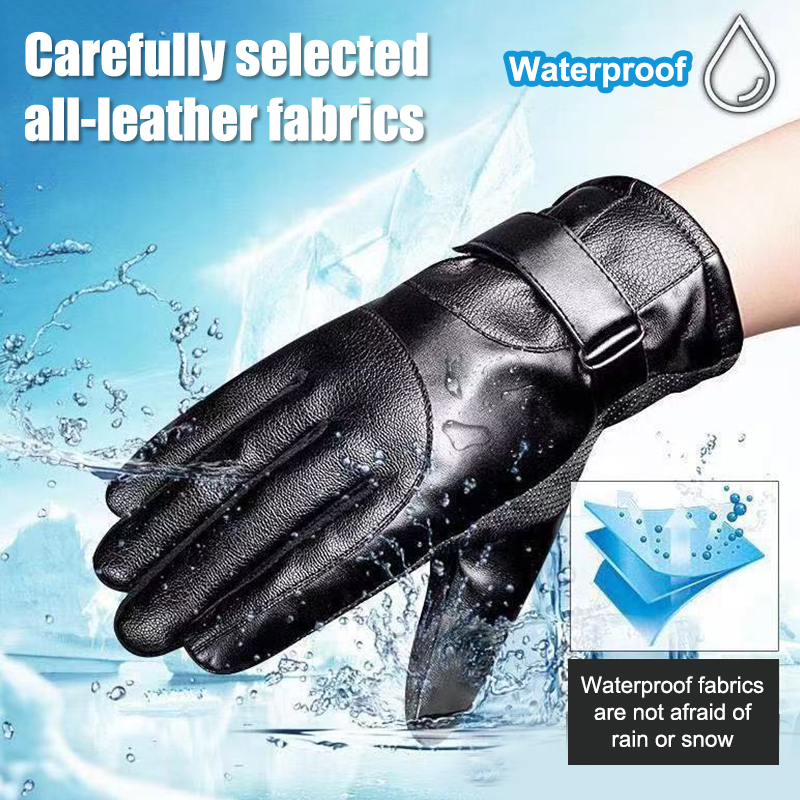 冬男性女性手袋タッチコールド防水男性アウトドアスポーツ暖かい - Ski Glove Waterproof のレビューと価格