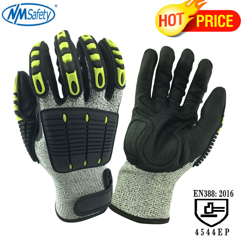 Nmsafety防振安全作業手袋耐衝撃グローブ抗衝撃力学保護 - Work Glove Impact のレビューと価格