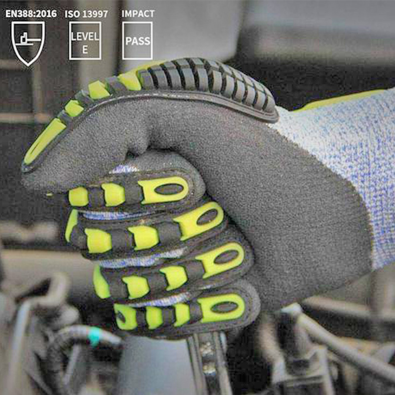 Nmsafety防振安全作業手袋耐衝撃グローブ抗衝撃力学保護 - Work Glove Impact のレビューと価格