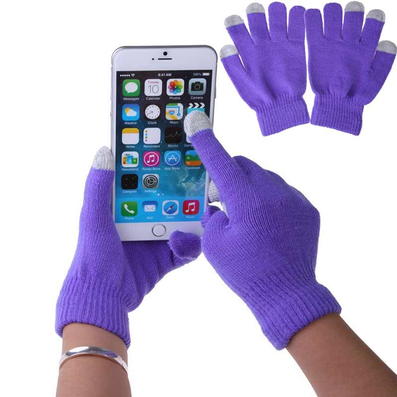 ユニセックス冬用暖かい静電容量式ニット手袋タッチスクリーンス - Touchscreen Glove Capacitive のレビューと価格