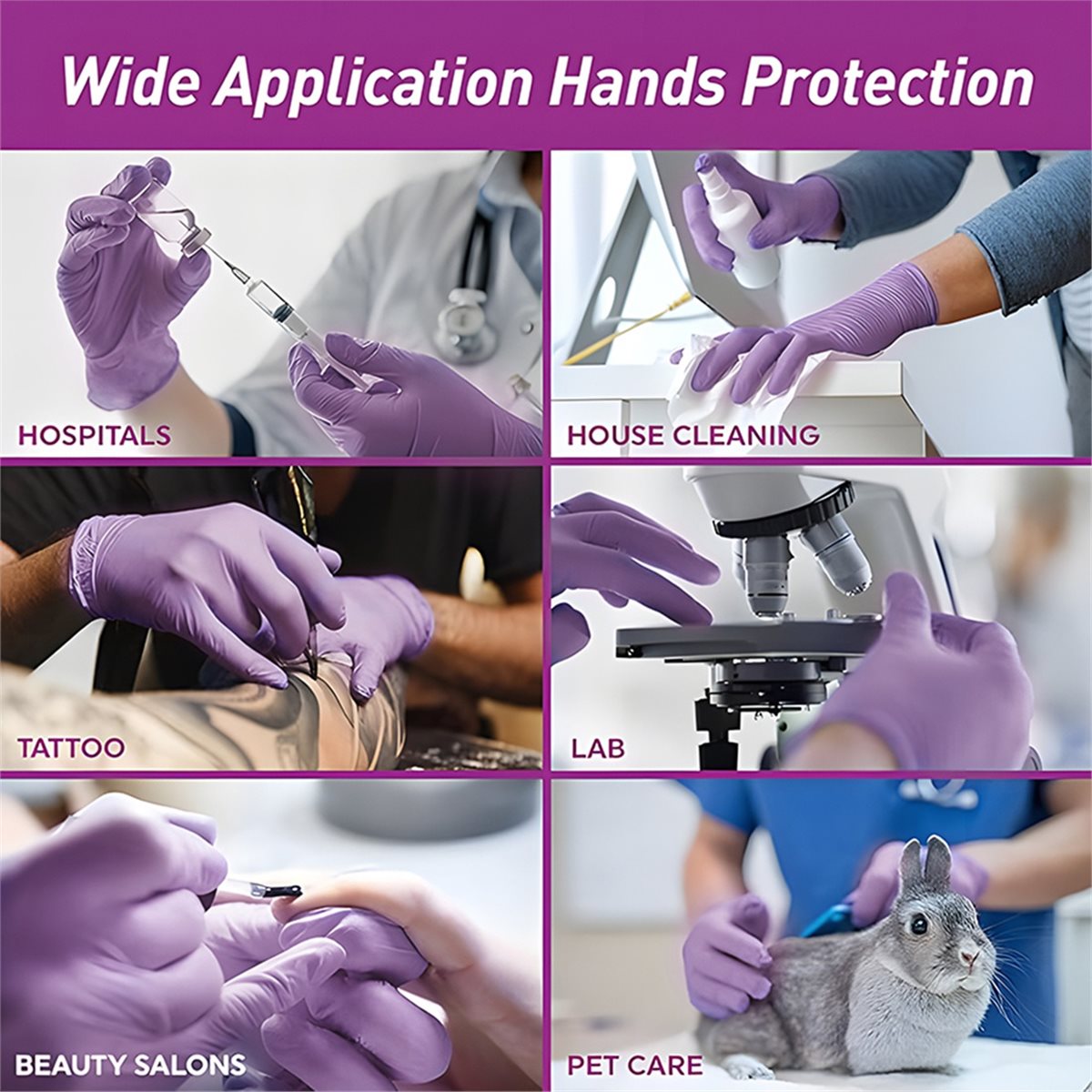 HITL 100枚入り ニトリル検査用手袋 使い捨て ライラ - Exam Glove Nitrile のレビューと価格