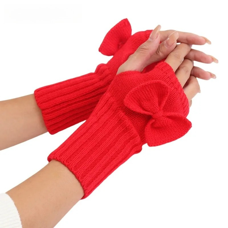 ニットボウフィンガーレスグローブ – 女性用の柔らかく暖かい - Fingerless Glove Knit のレビューと価格