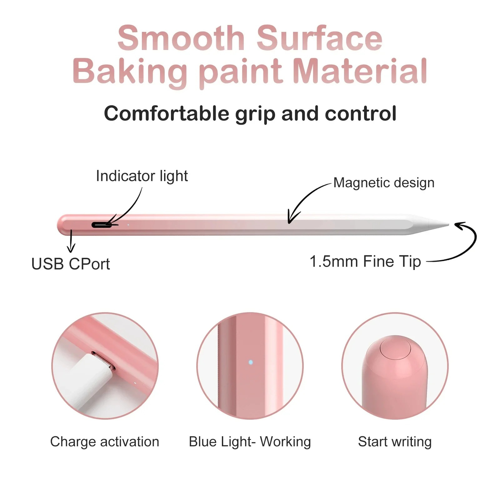 Android/iOS対応ユニバーサルスタイラスペン、タッチ - Touchscreen Glove Capacitive のレビューと価格