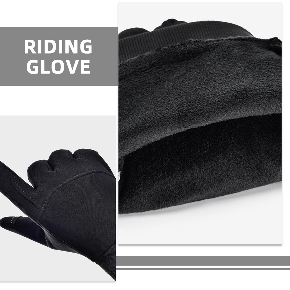 1組のサイクリンググローブ、保温性、防風性、防水性、滑り止め - Winter Glove Insulated のレビューと価格