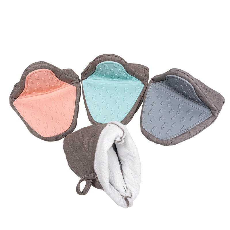 2個入りシリコンパッド |   人間工学に基づいたグリップ、 - Oven Mitt Silicone のレビューと価格