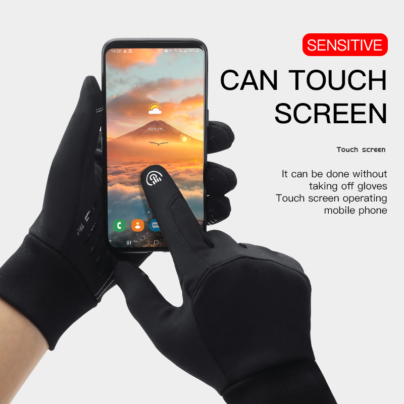 男性用アウトドアサイクリング暖かい手袋、秋と冬のスポーツ用防 - Gardening Glove Waterproof のレビューと価格