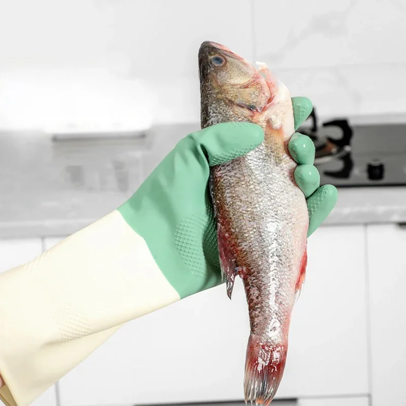 厚手のキッチン手袋、食器洗い用手袋、耐摩耗性、食器洗い、掃除 - Dish Glove Rubber のレビューと価格