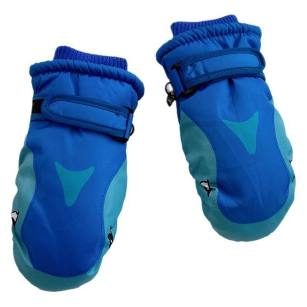 漫画子供用スキーグローブ暖かいサメ柄スノーボードミトン防風防 - Ski Glove Waterproof のレビューと価格