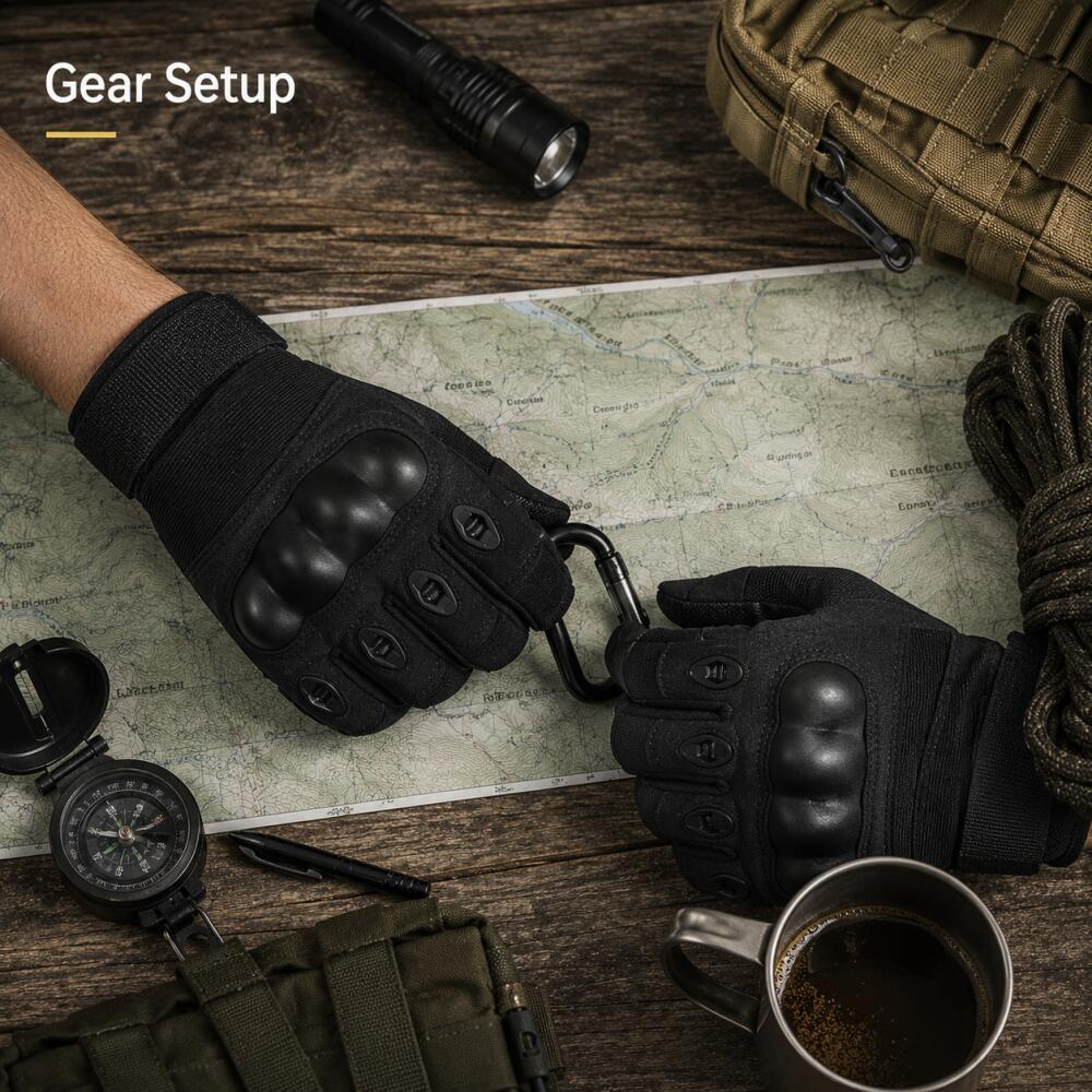 耐衝撃トレーニングタクティカルグローブ、耐摩耗性滑り止め通気 - Work Glove Impact のレビューと価格