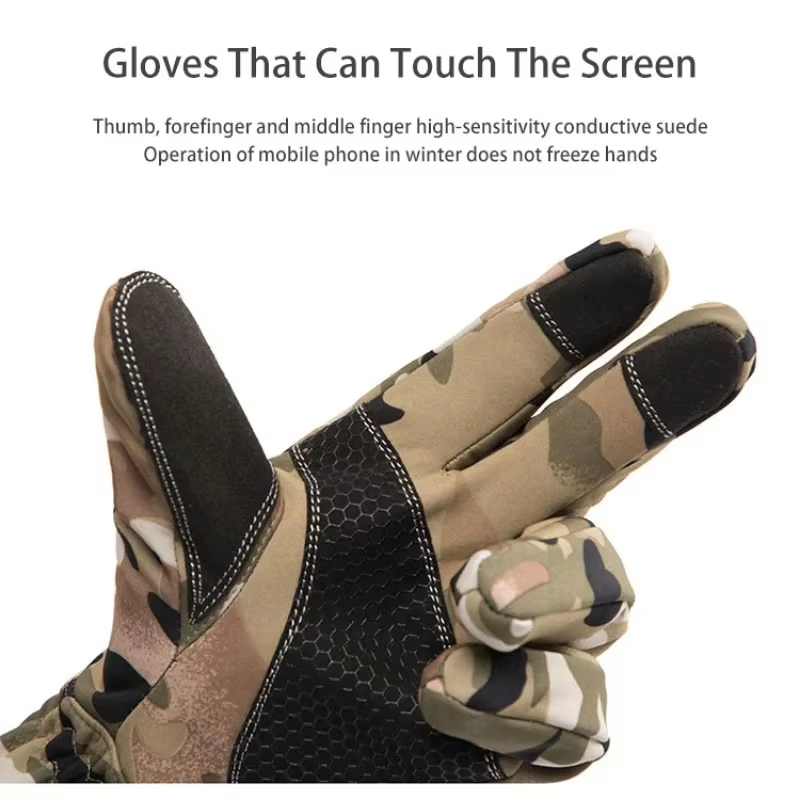 タクティクスアウトドア迷彩狩猟用暖かい滑り止め釣り用手袋防水 - Ski Glove Waterproof のレビューと価格