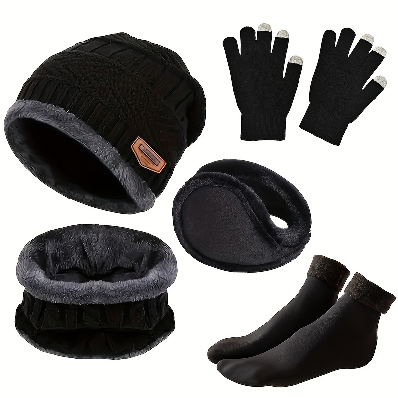 メンズウィンターハット、アウトドアウィンタースカーフ、手袋、 - Winter Glove Insulated のレビューと価格