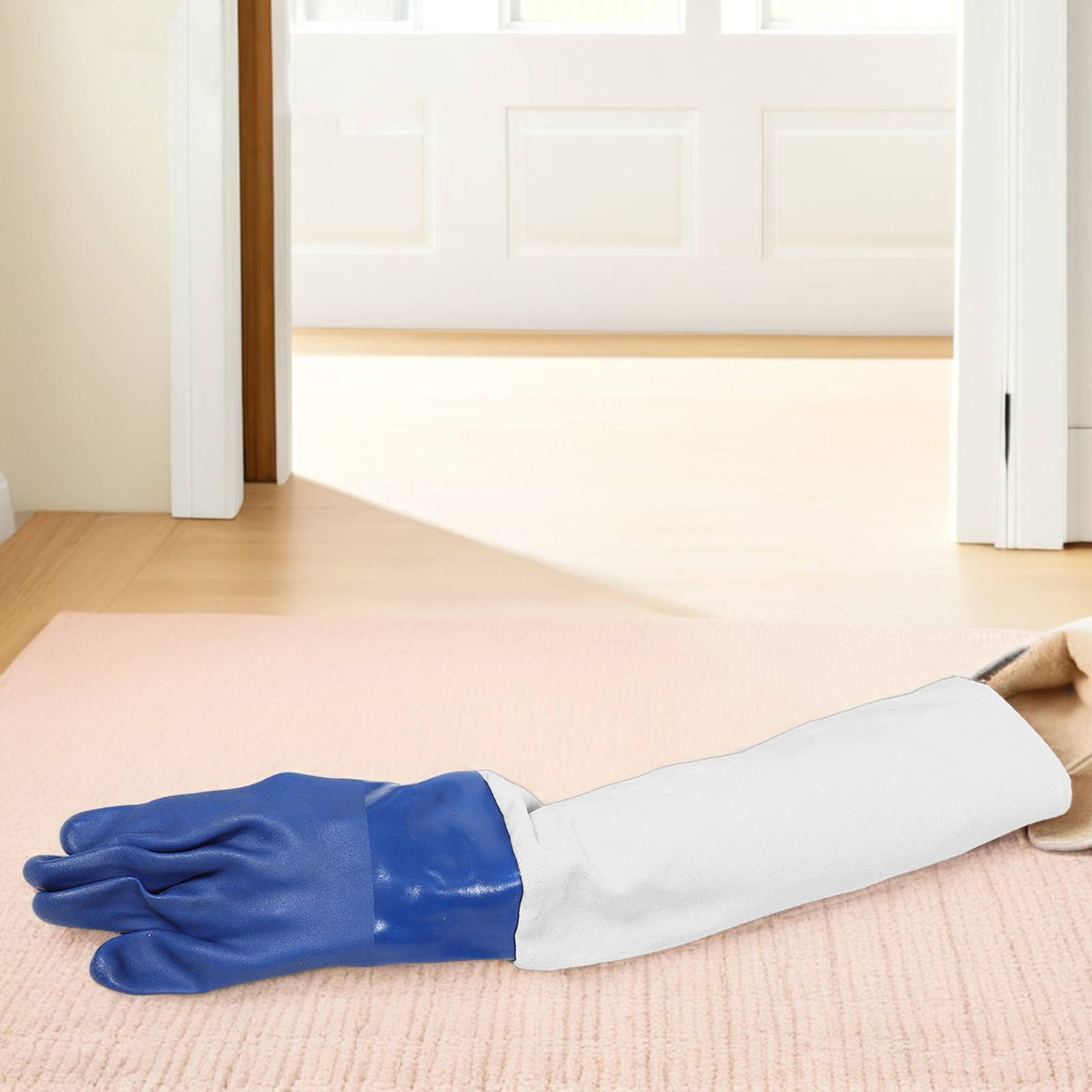 キャビネット用サンドブラスト手袋 厚手ゴム製保護手袋 耐油性 - Rubber Glove Cleaning のレビューと価格