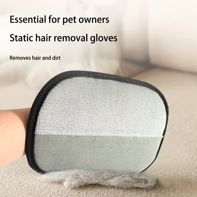 2-in-1 再利用可能なペットグルーミンググローブ - 静 - Rubber Glove Cleaning のレビューと価格