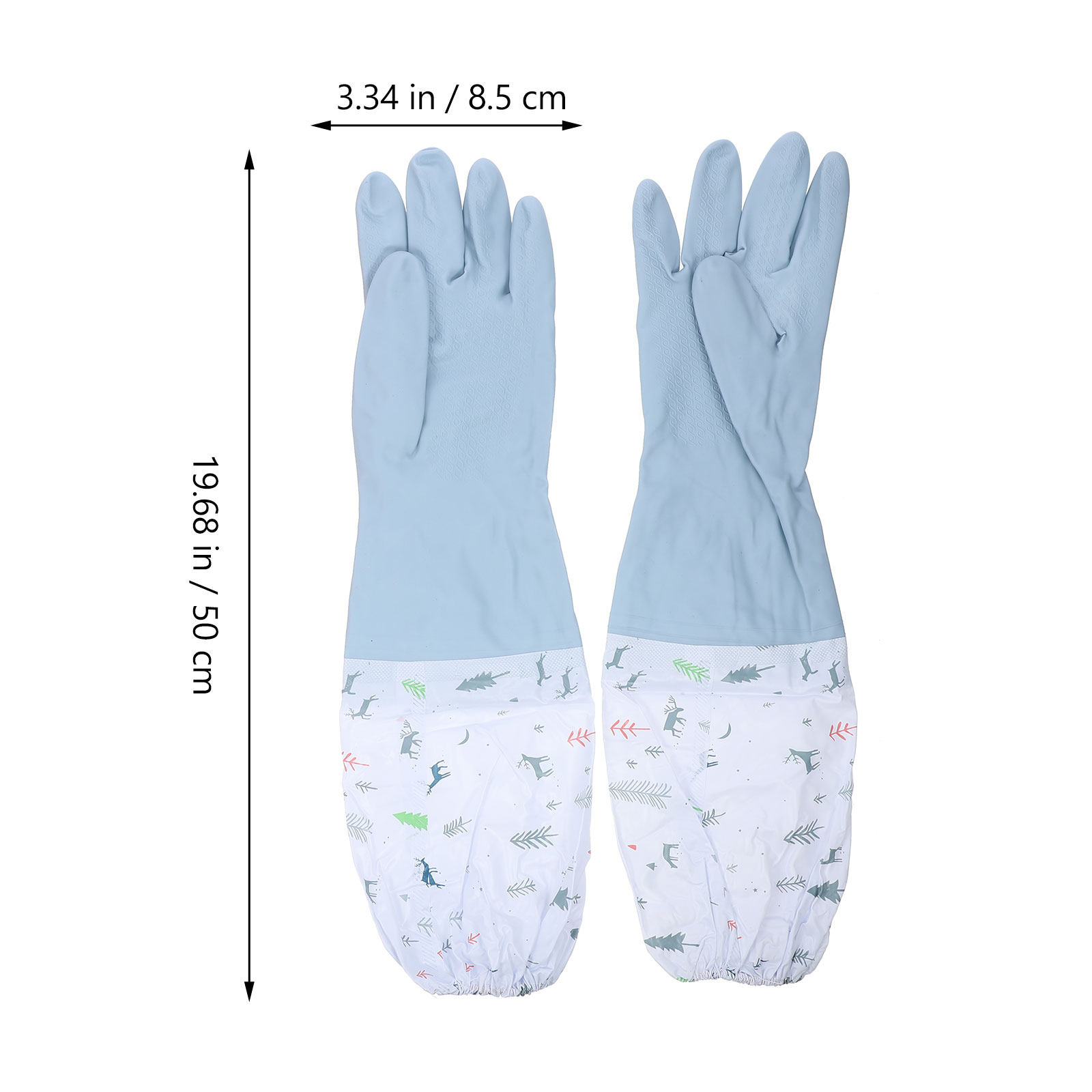 2組の手袋 クリーニング 防水 食器洗い 女性用 食器洗い機 - Dish Glove Rubber のレビューと価格
